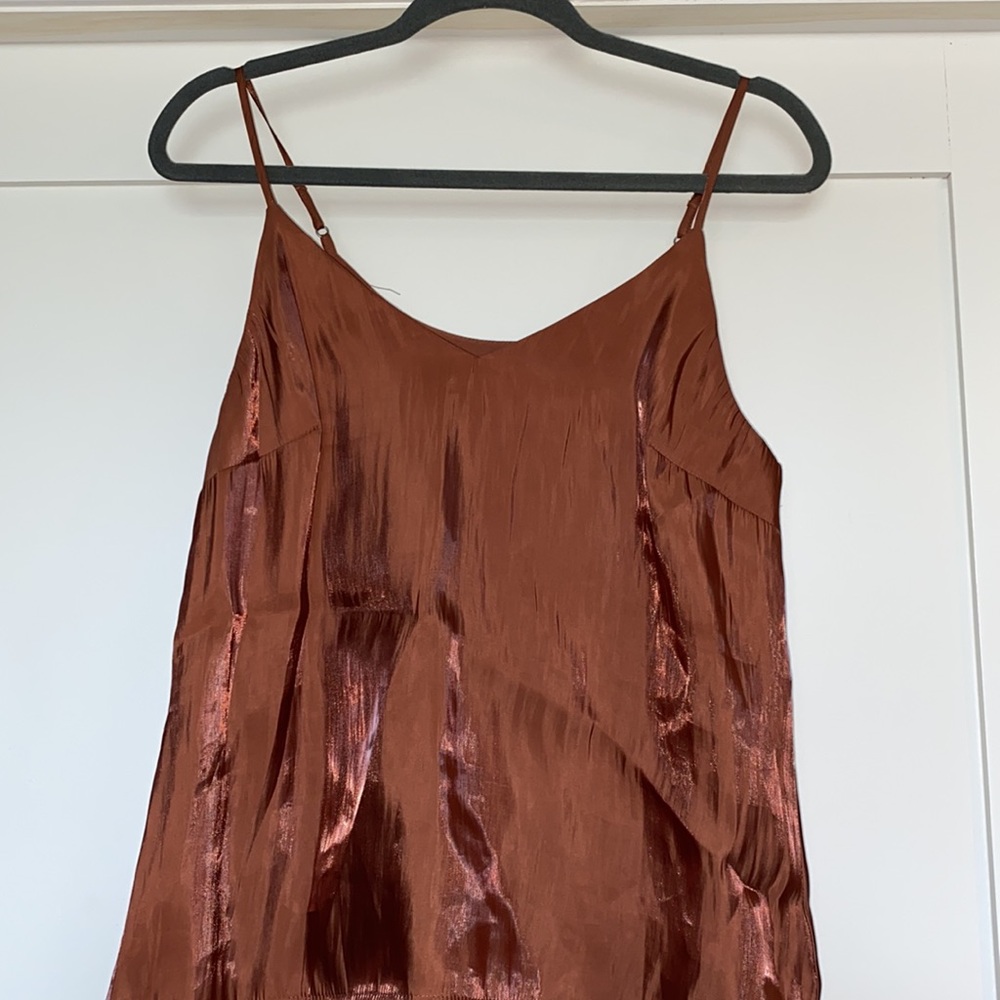 Copper shiny tank